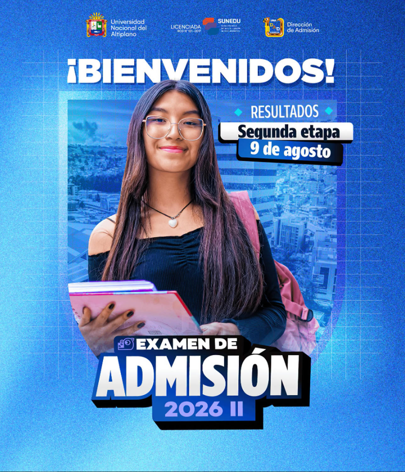 INGRESANTES EXAMEN GENERAL 2026-II - DOMINGO 9 DE AGOSTO (CONADIS)